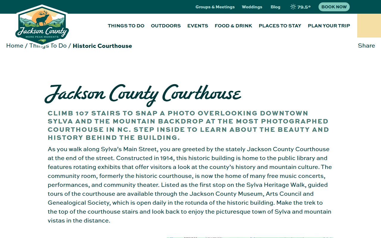 Jackson County court records historic courthouse