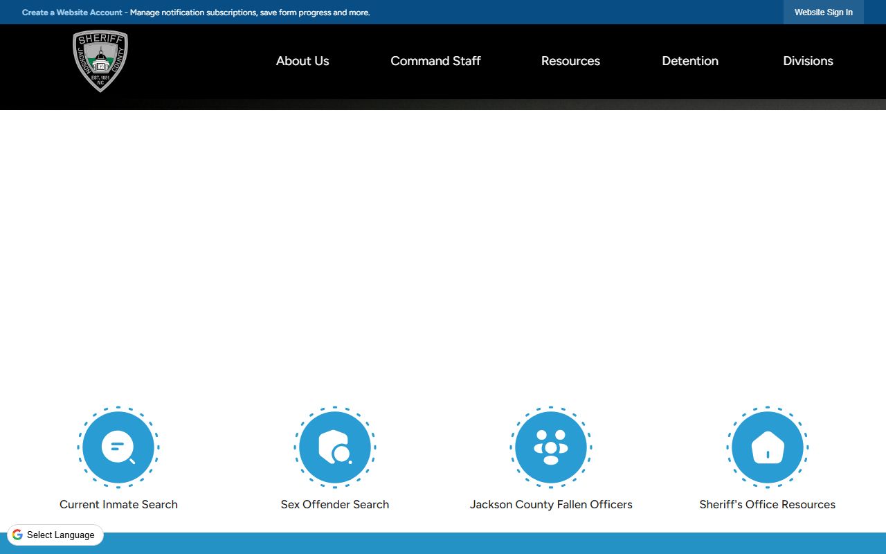 Jackson County inmate records current inmate search link